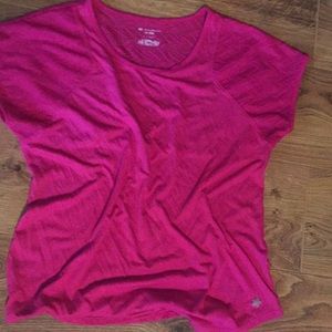 Pink Short Sleeve Workout Shirt